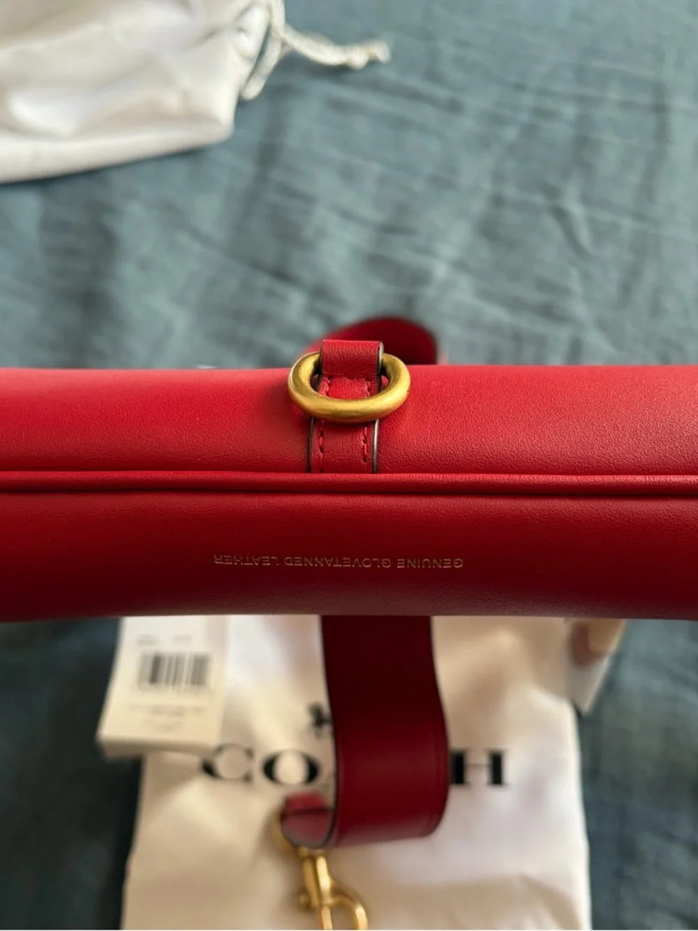 Coach Hamptons Hobo - Red NWT - Picture 8 of 11